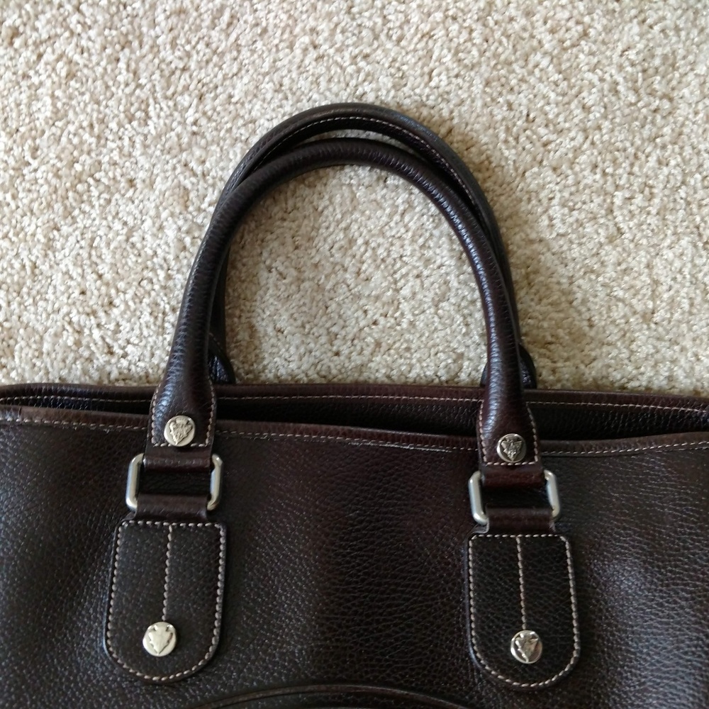 Extra Large Gucci Leather Tote Authentic Brown - Picture 8 of 8